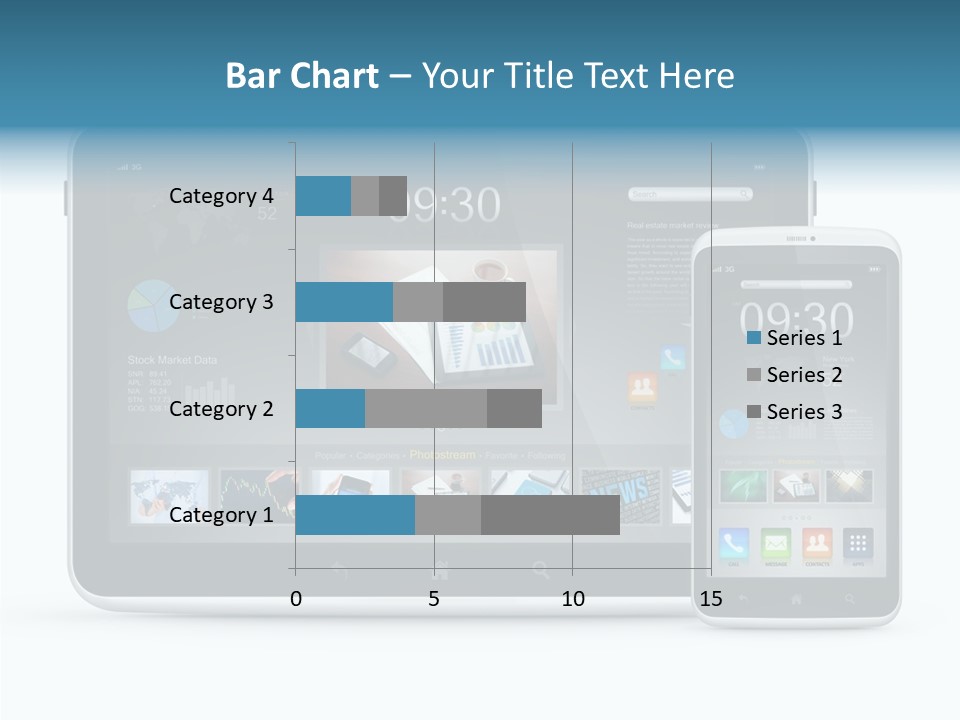 Realistic Concept Tablet PowerPoint Template