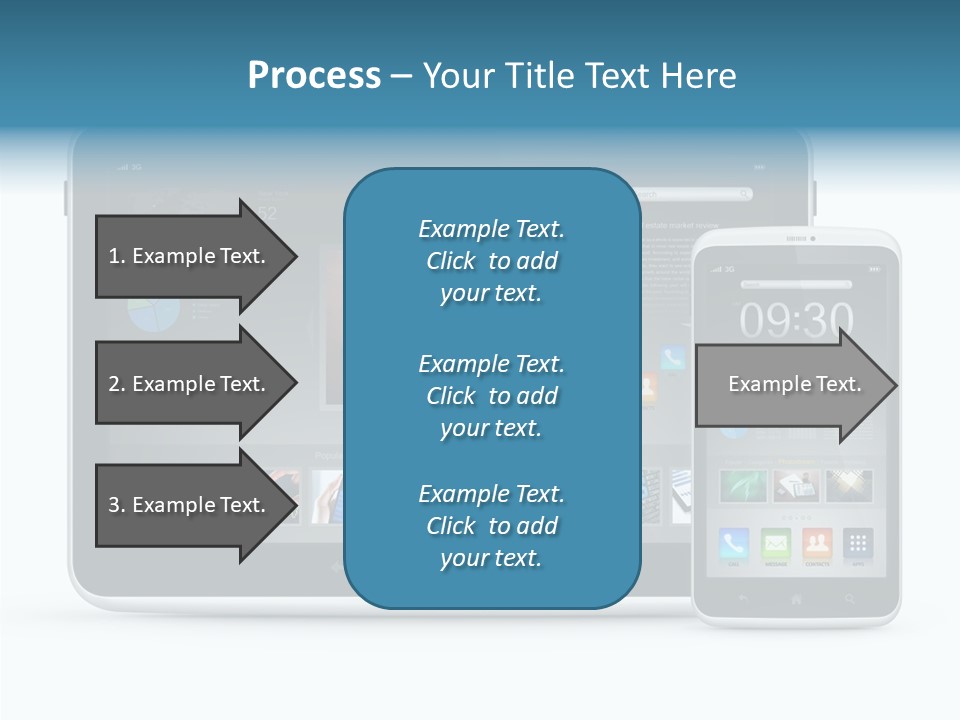 Realistic Concept Tablet PowerPoint Template
