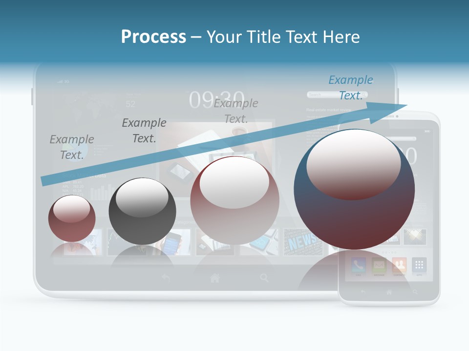 Realistic Concept Tablet PowerPoint Template
