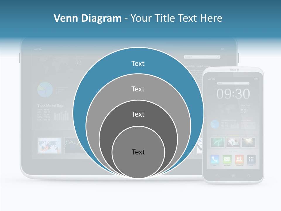 Realistic Concept Tablet PowerPoint Template