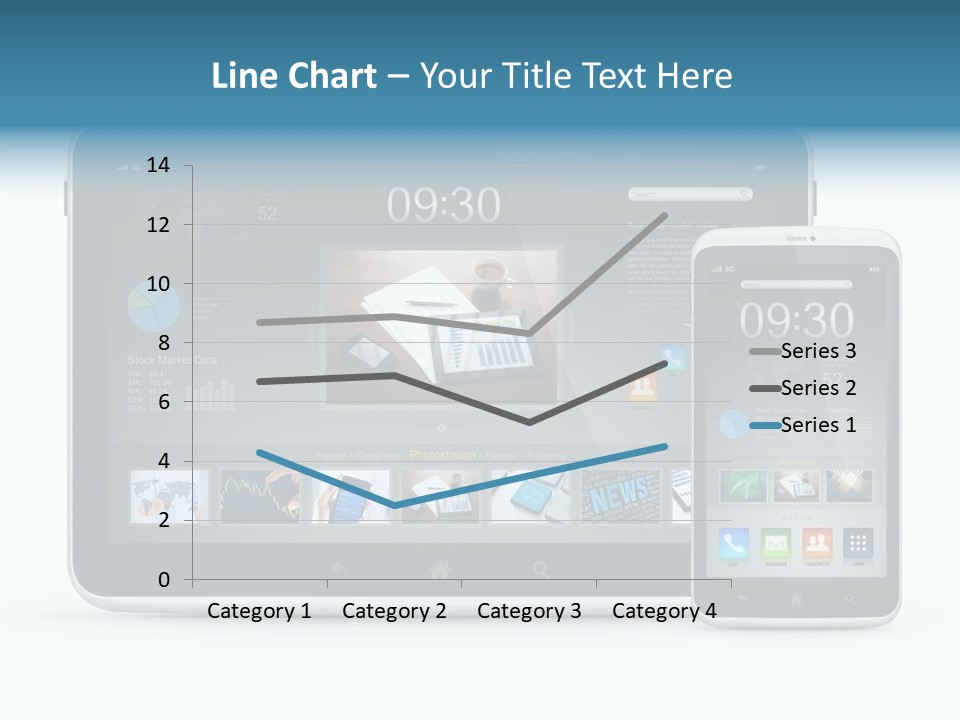 Realistic Concept Tablet PowerPoint Template
