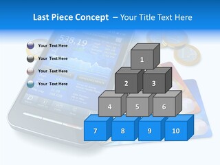 Cellphone Financial Trade PowerPoint Template