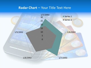 Cellphone Financial Trade PowerPoint Template
