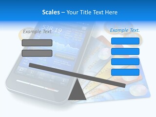Cellphone Financial Trade PowerPoint Template