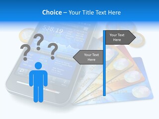 Cellphone Financial Trade PowerPoint Template