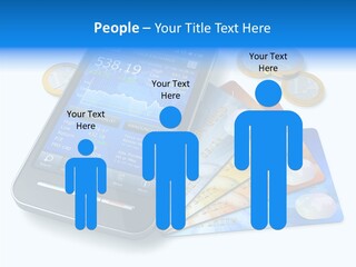 Cellphone Financial Trade PowerPoint Template
