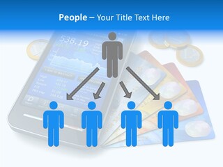 Cellphone Financial Trade PowerPoint Template