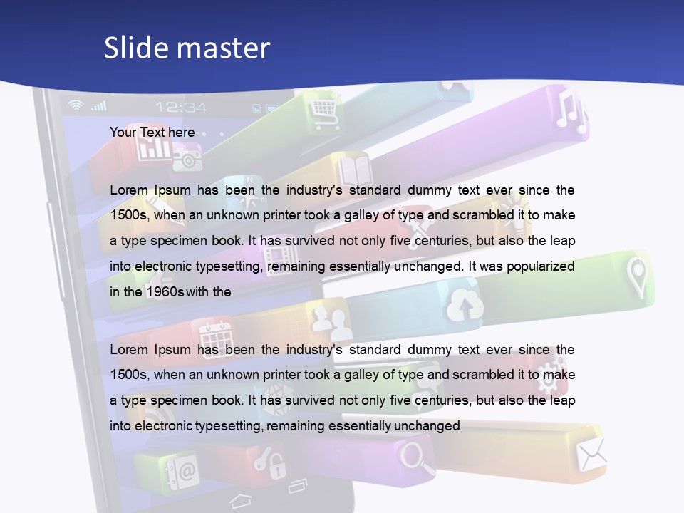 Smartphone Sale Mobility PowerPoint Template