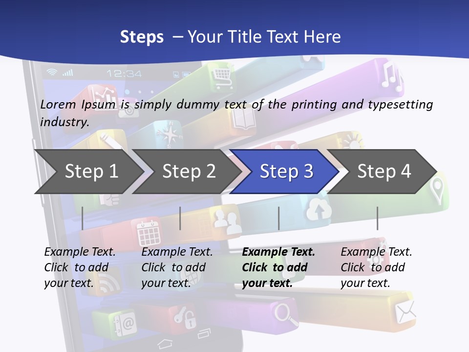Smartphone Sale Mobility PowerPoint Template