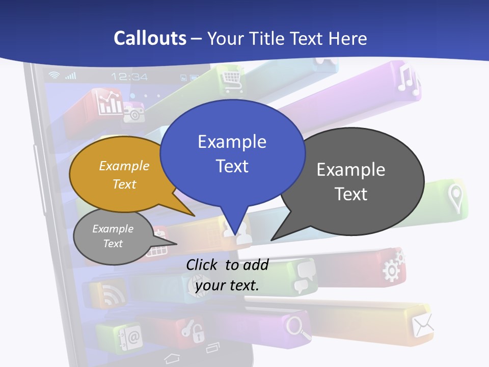 Smartphone Sale Mobility PowerPoint Template