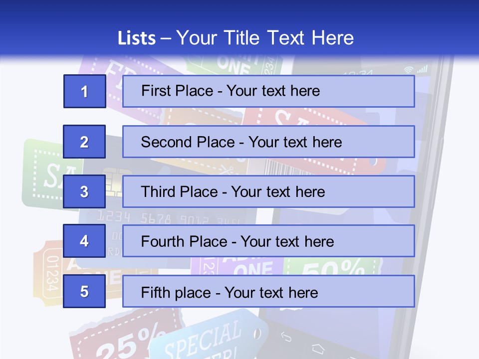 Marketing Finance Tablet PowerPoint Template