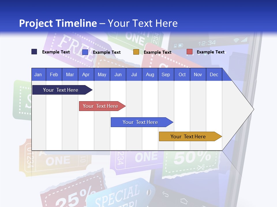 Marketing Finance Tablet PowerPoint Template