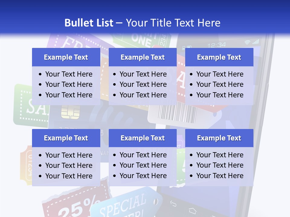 Marketing Finance Tablet PowerPoint Template
