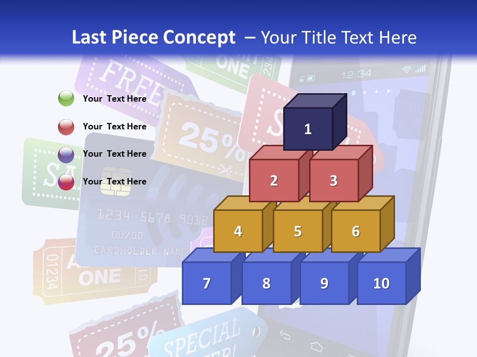 Marketing Finance Tablet PowerPoint Template