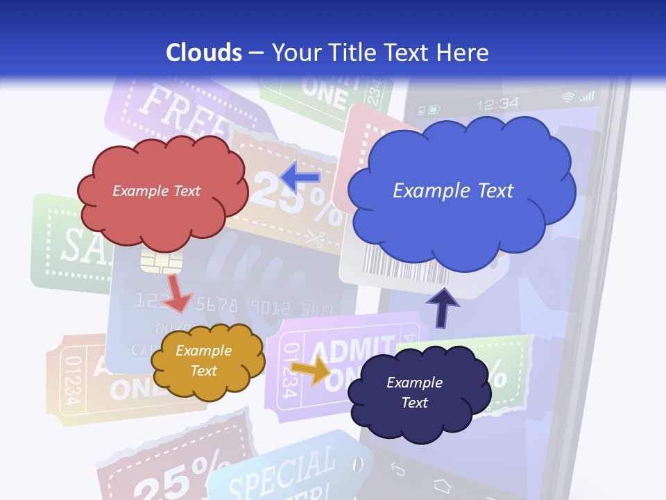 Marketing Finance Tablet PowerPoint Template