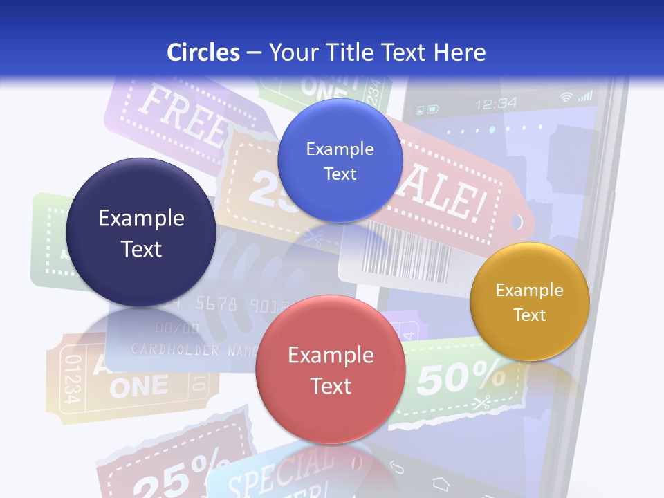 Marketing Finance Tablet PowerPoint Template