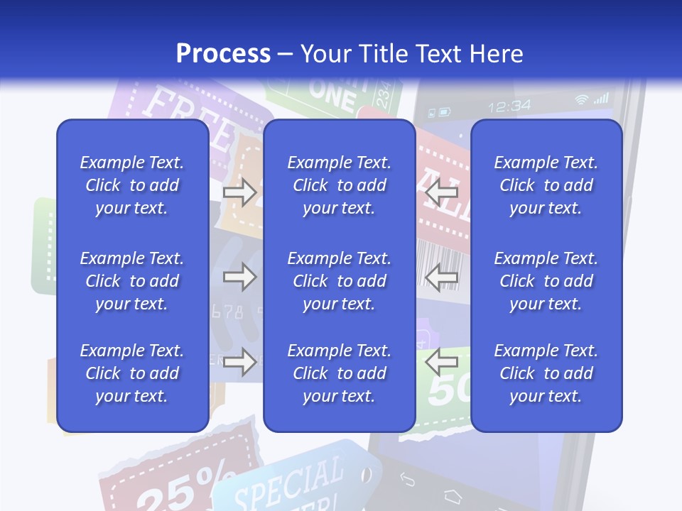 Marketing Finance Tablet PowerPoint Template