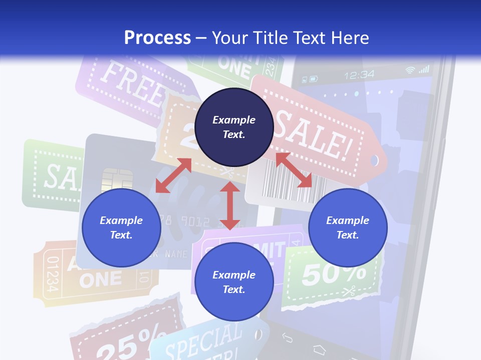 Marketing Finance Tablet PowerPoint Template