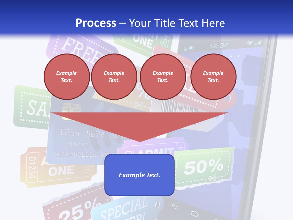 Marketing Finance Tablet PowerPoint Template