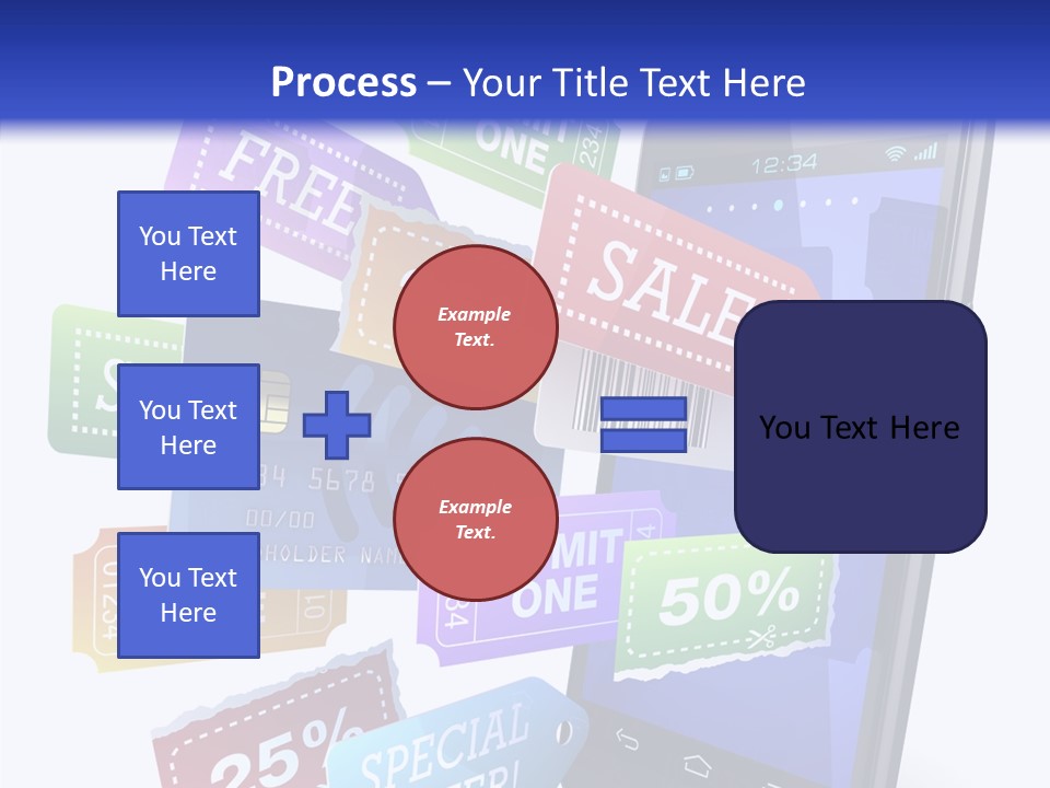 Marketing Finance Tablet PowerPoint Template