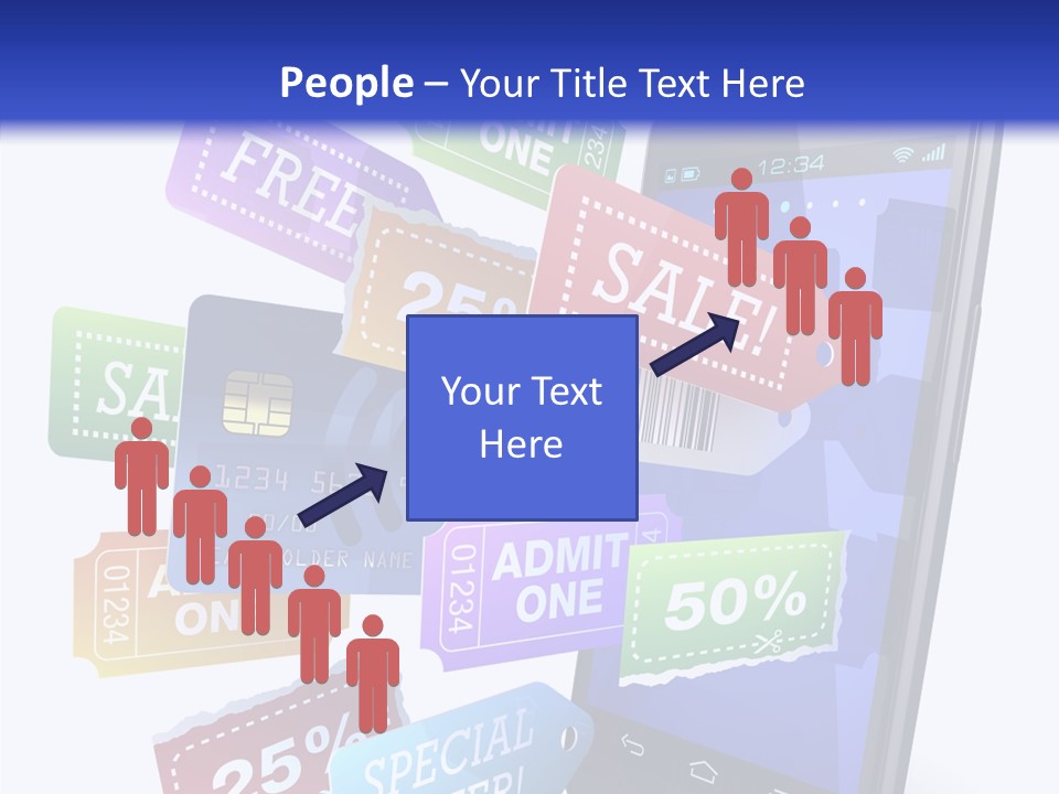 Marketing Finance Tablet PowerPoint Template