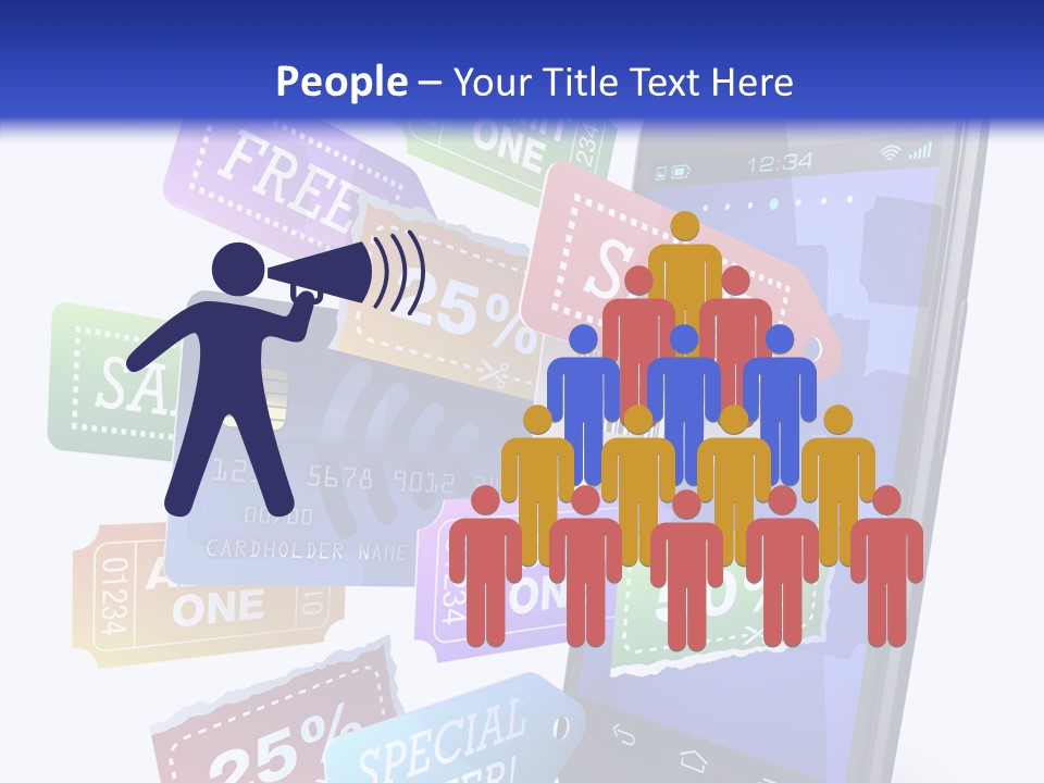 Marketing Finance Tablet PowerPoint Template