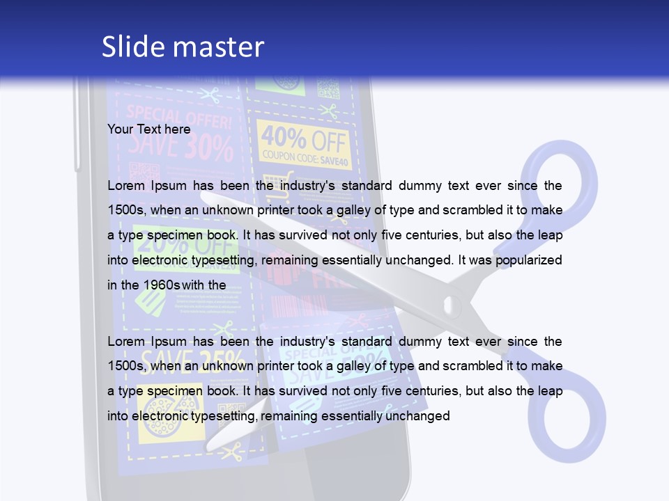 Phone Mobility Card PowerPoint Template