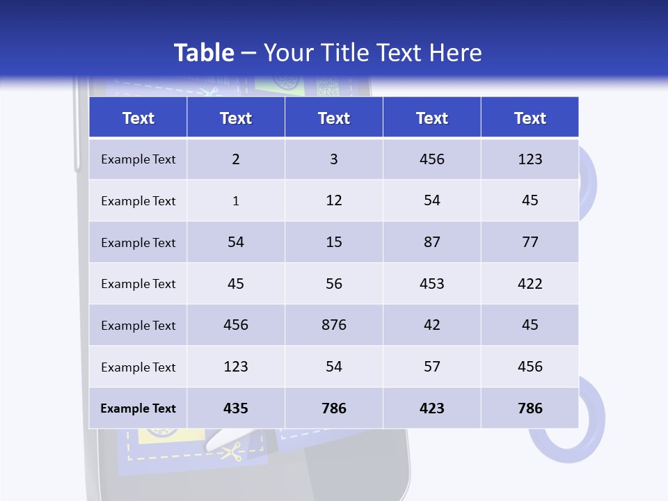 Phone Mobility Card PowerPoint Template