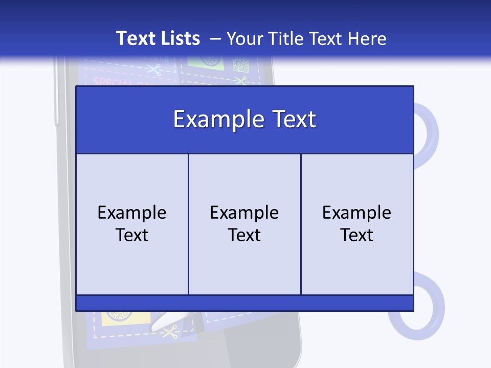 Phone Mobility Card PowerPoint Template