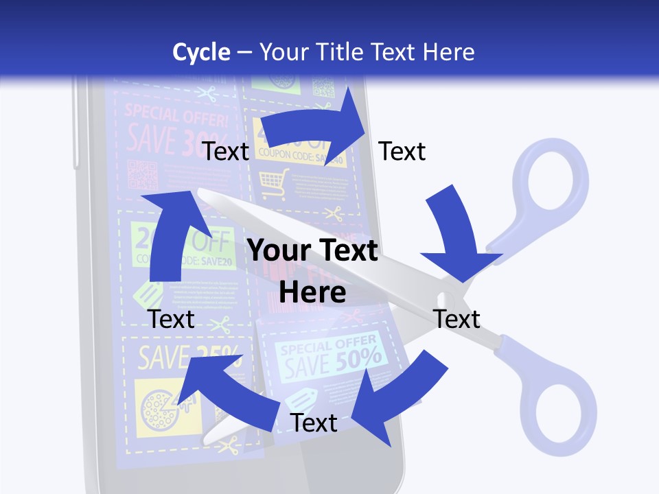 Phone Mobility Card PowerPoint Template
