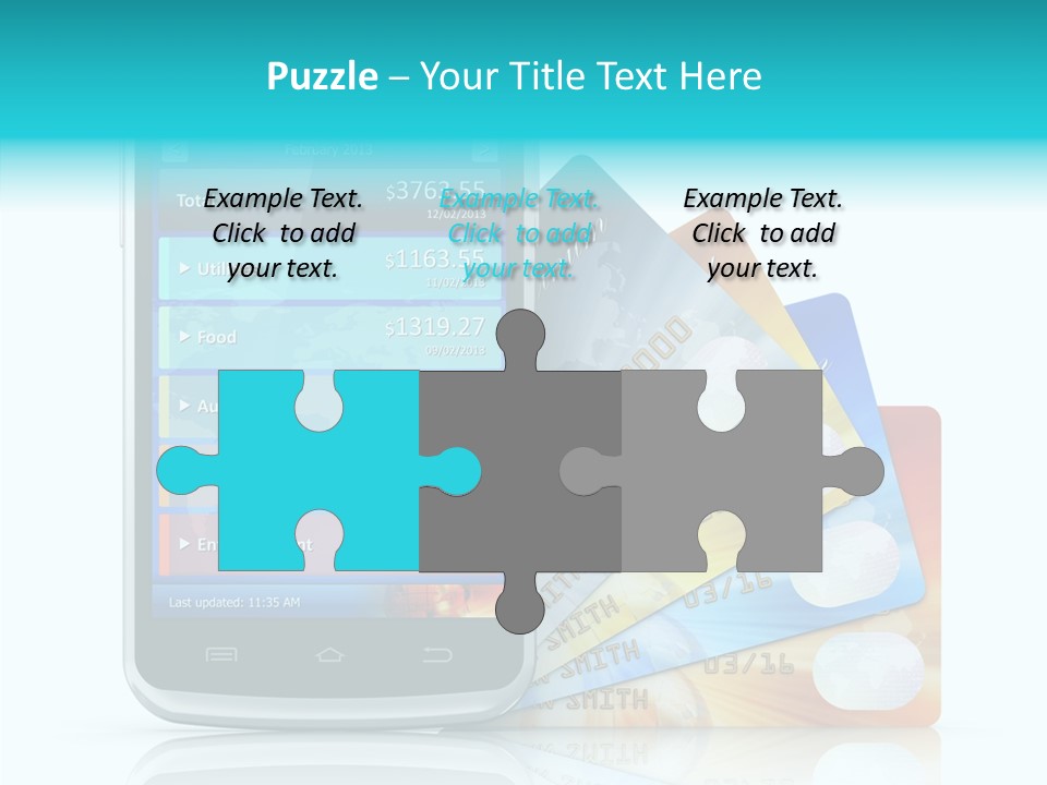 Purchase Payment Smartphone PowerPoint Template