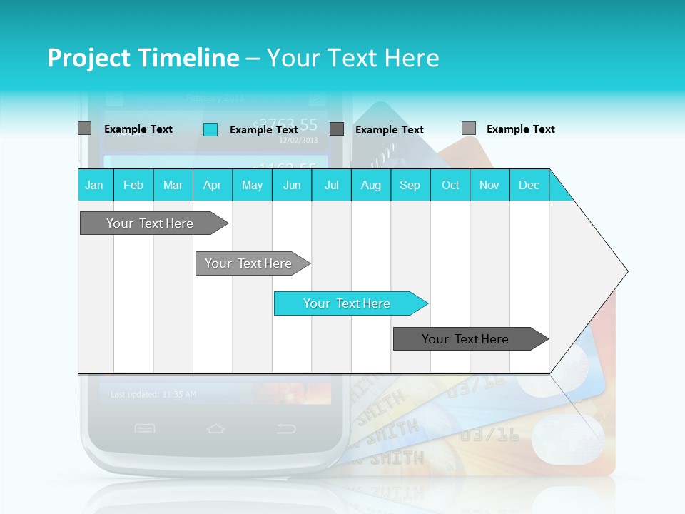 Purchase Payment Smartphone PowerPoint Template