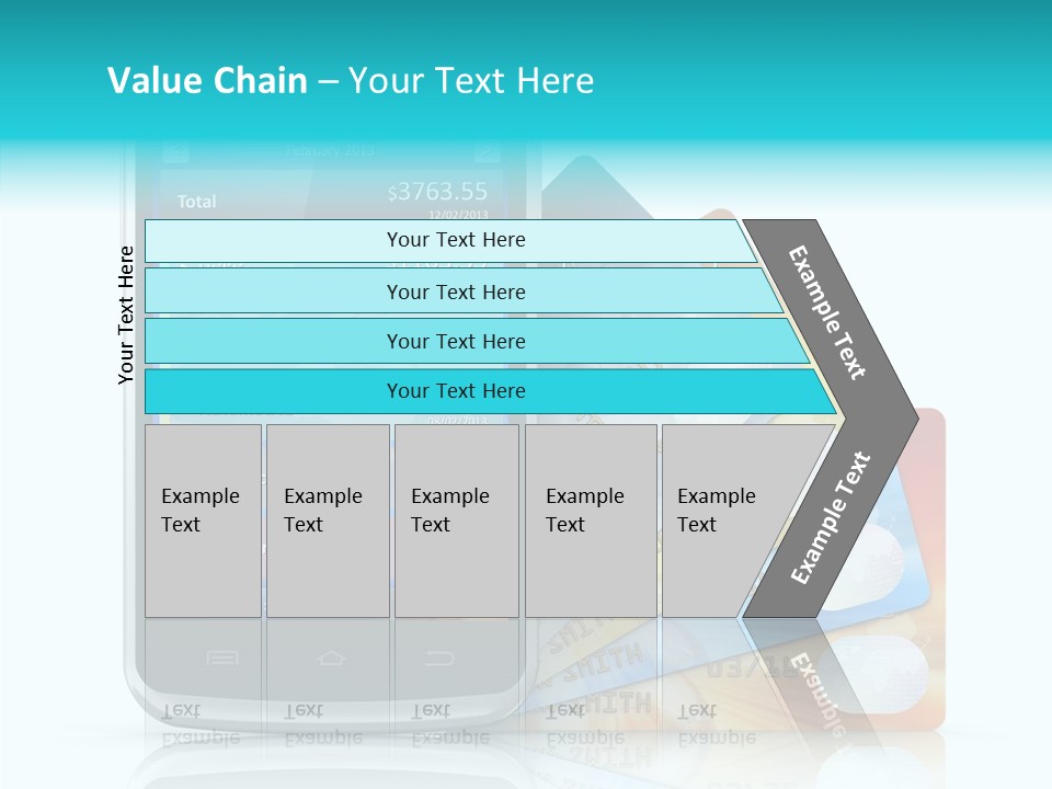 Purchase Payment Smartphone PowerPoint Template