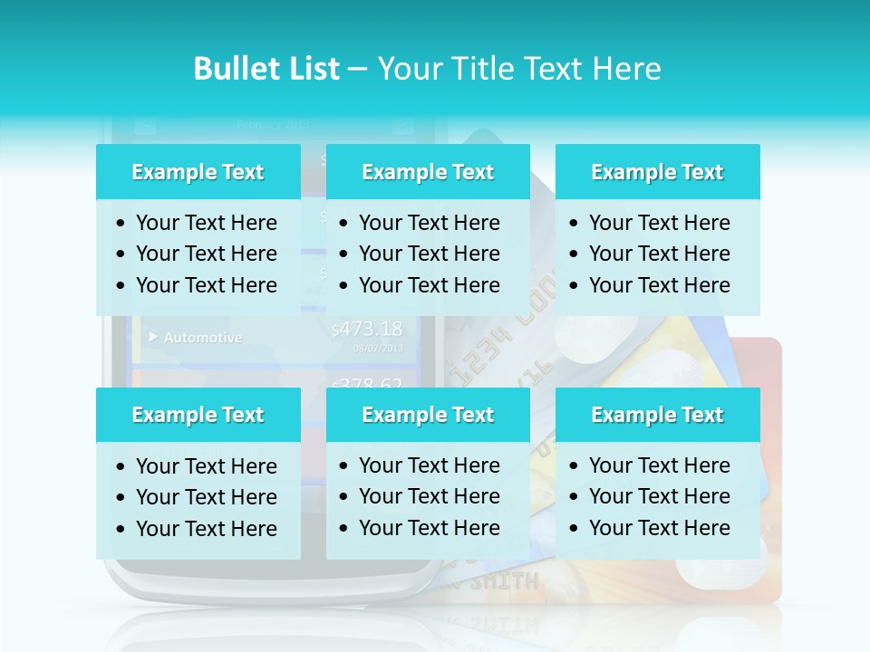Purchase Payment Smartphone PowerPoint Template
