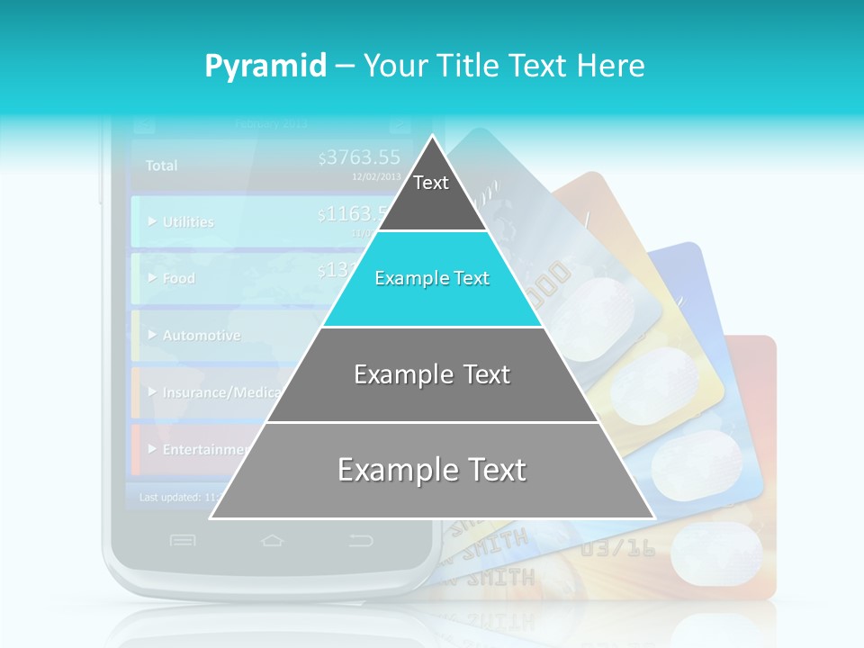 Purchase Payment Smartphone PowerPoint Template