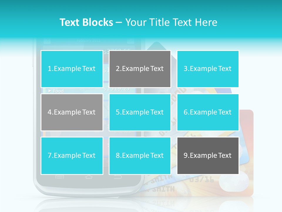 Purchase Payment Smartphone PowerPoint Template