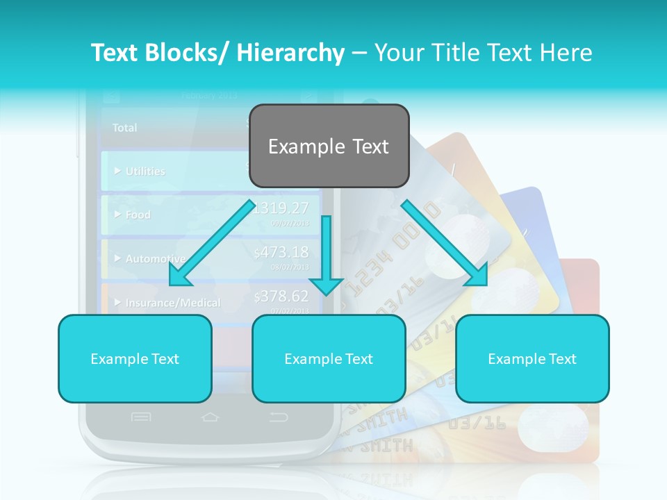 Purchase Payment Smartphone PowerPoint Template