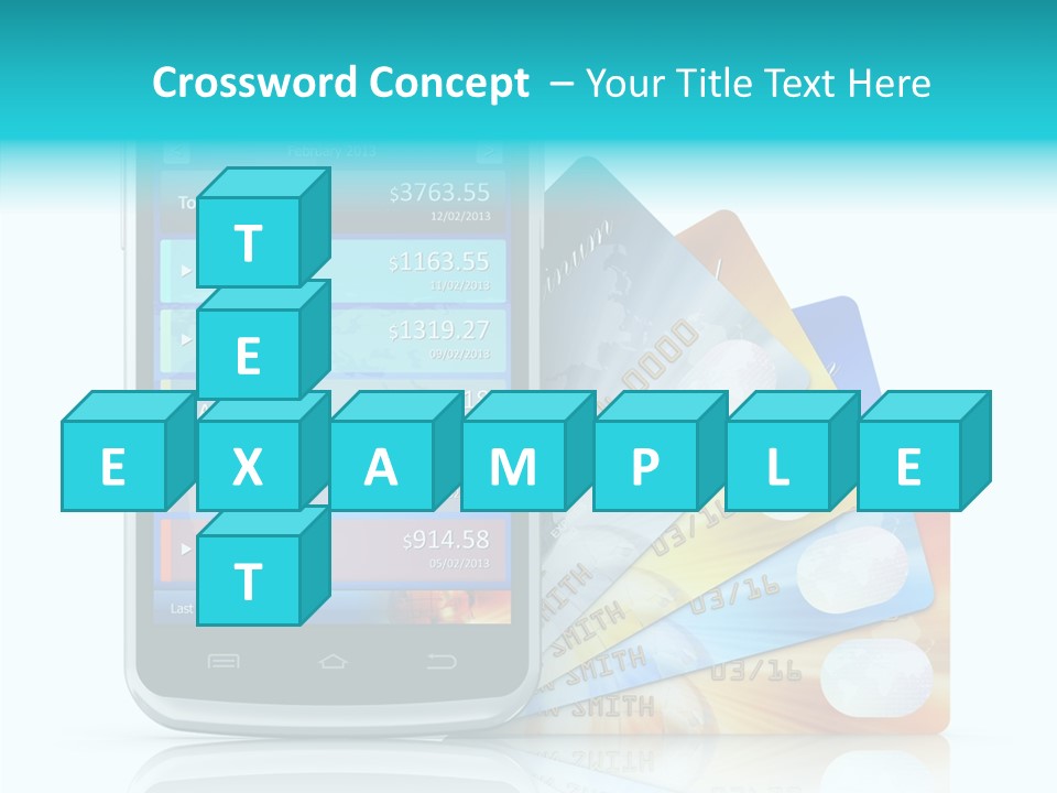 Purchase Payment Smartphone PowerPoint Template