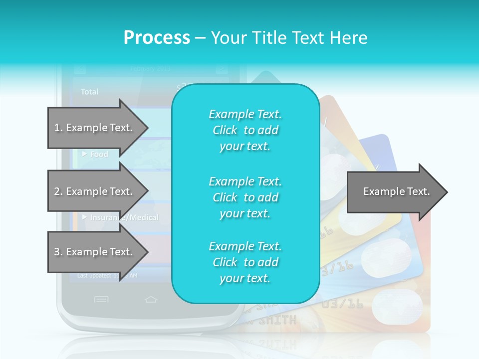 Purchase Payment Smartphone PowerPoint Template