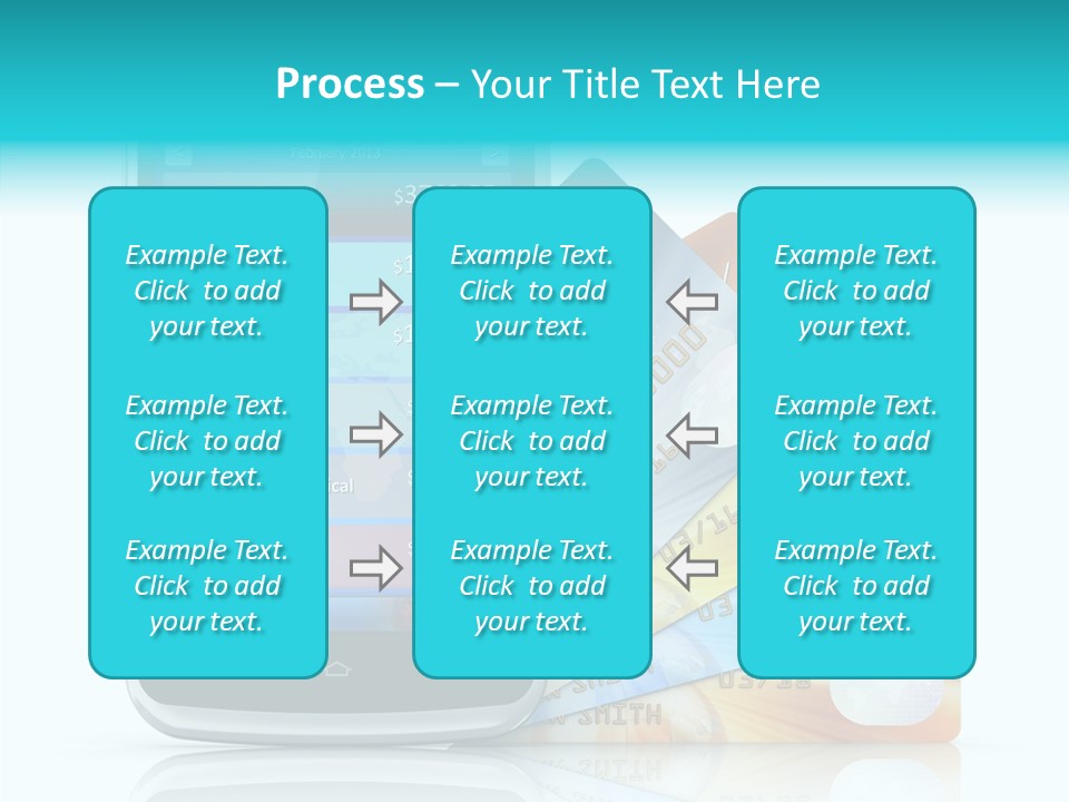 Purchase Payment Smartphone PowerPoint Template