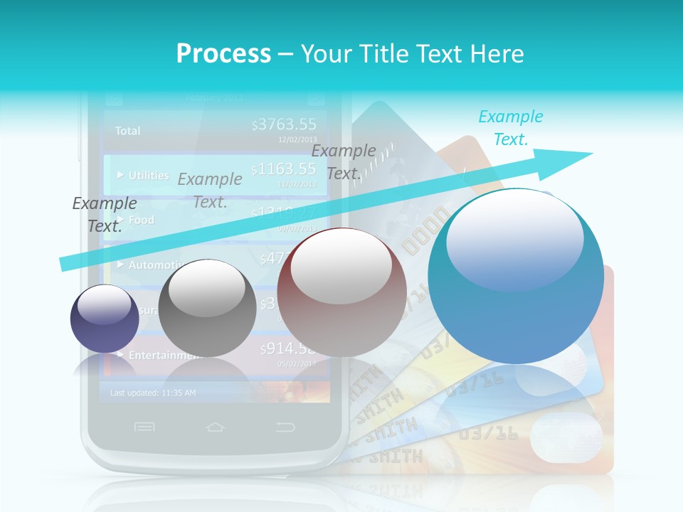 Purchase Payment Smartphone PowerPoint Template