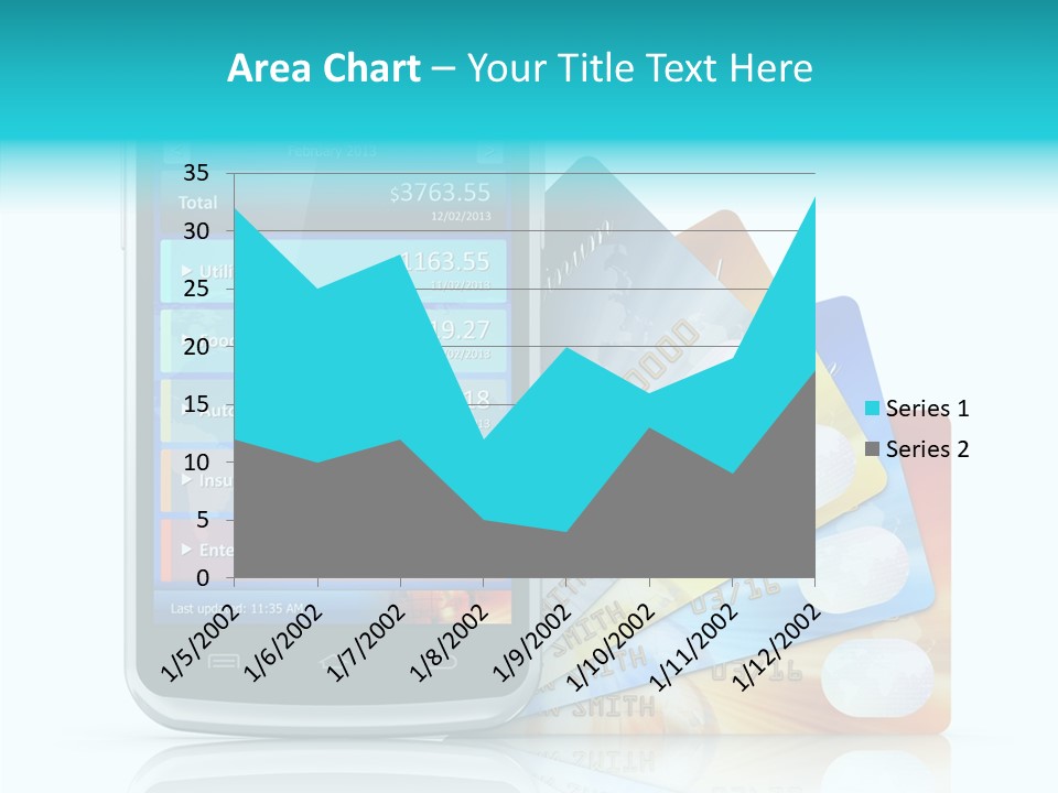 Purchase Payment Smartphone PowerPoint Template