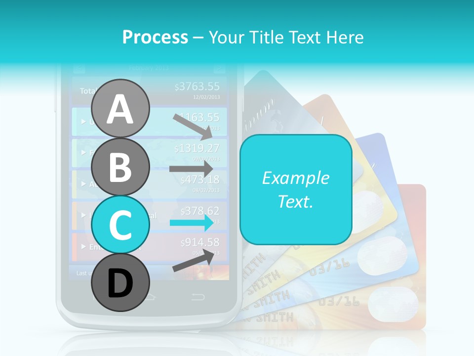 Purchase Payment Smartphone PowerPoint Template