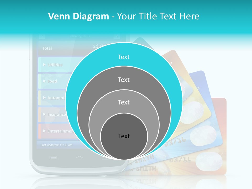 Purchase Payment Smartphone PowerPoint Template