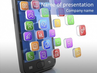 Object Business Phone PowerPoint Template