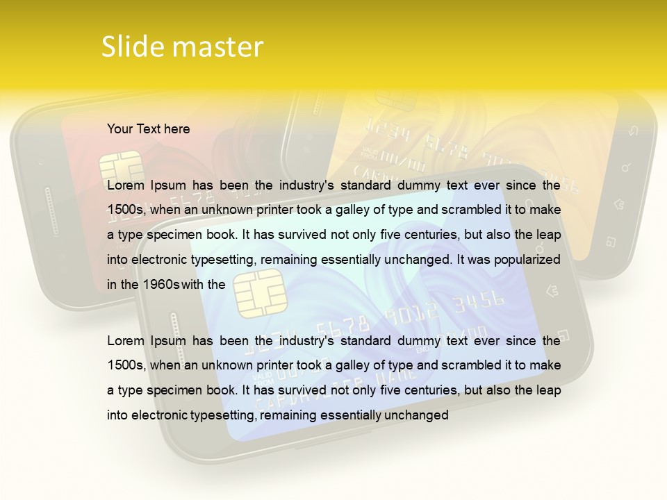 Currency Banking Application PowerPoint Template
