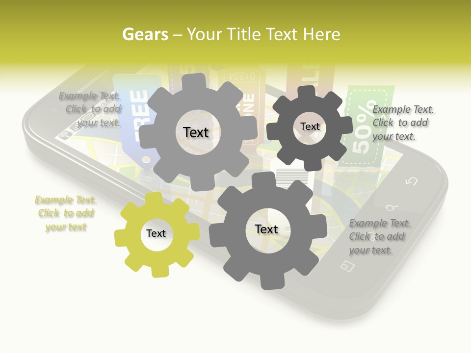 Accounting Computer Wireless PowerPoint Template