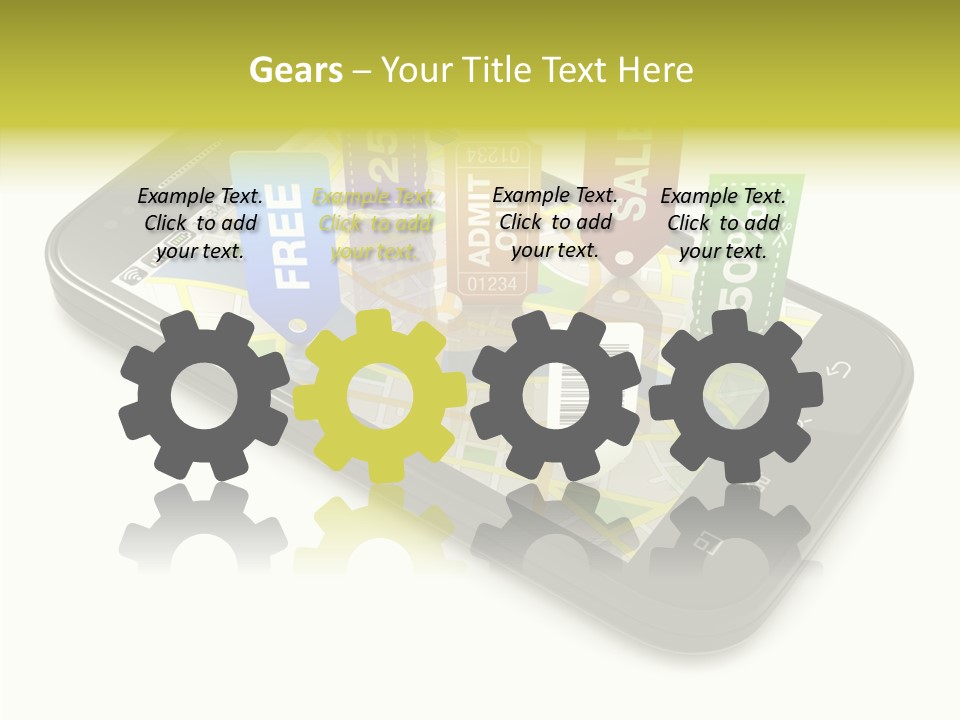 Accounting Computer Wireless PowerPoint Template