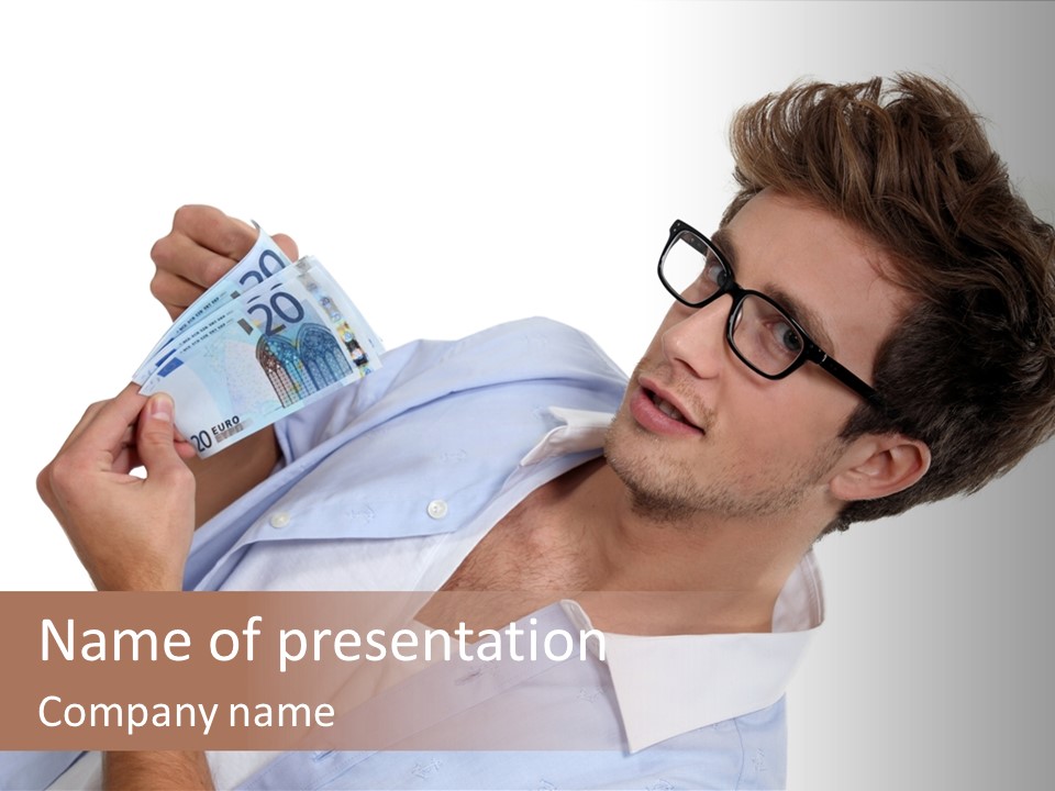 Identification Paper Win PowerPoint Template