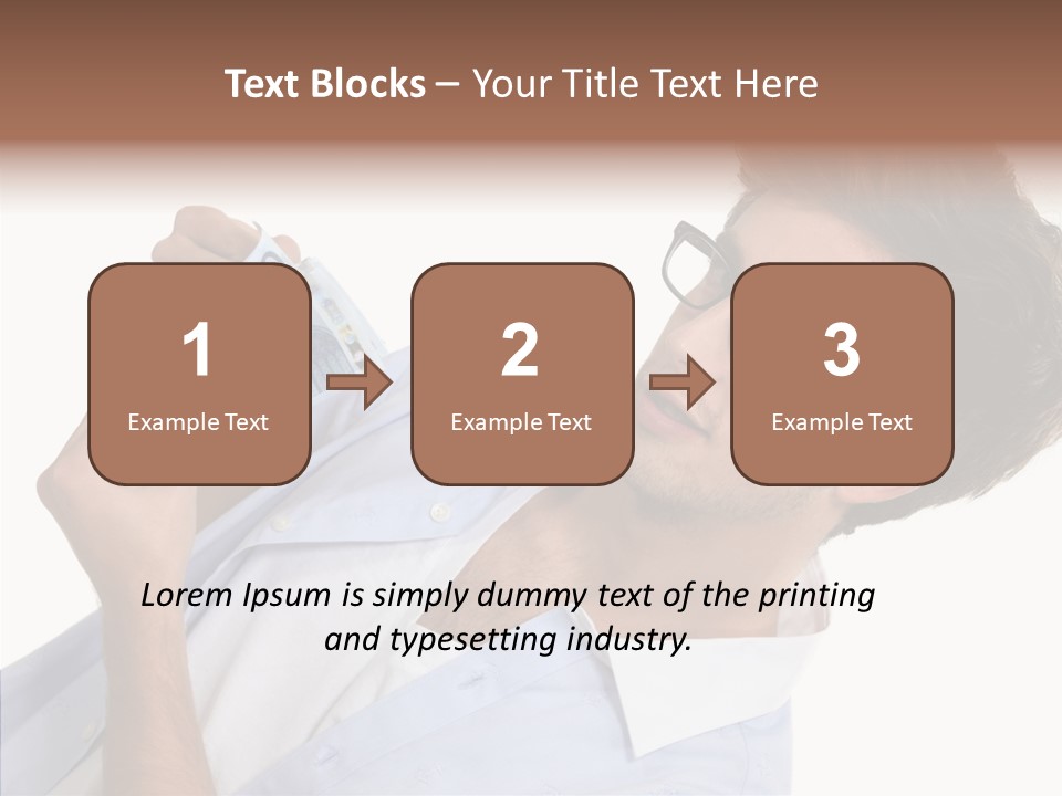 Identification Paper Win PowerPoint Template